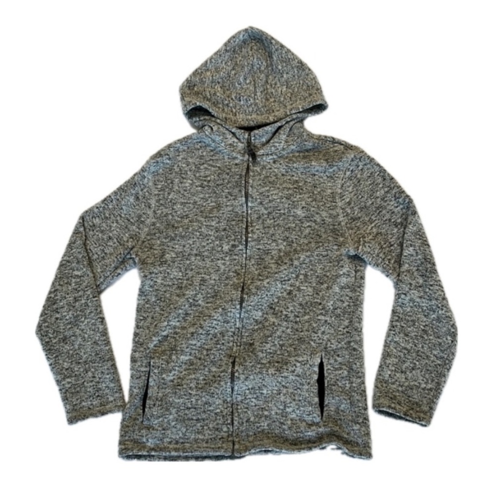Hoodie Jacket Heather Black Size 12